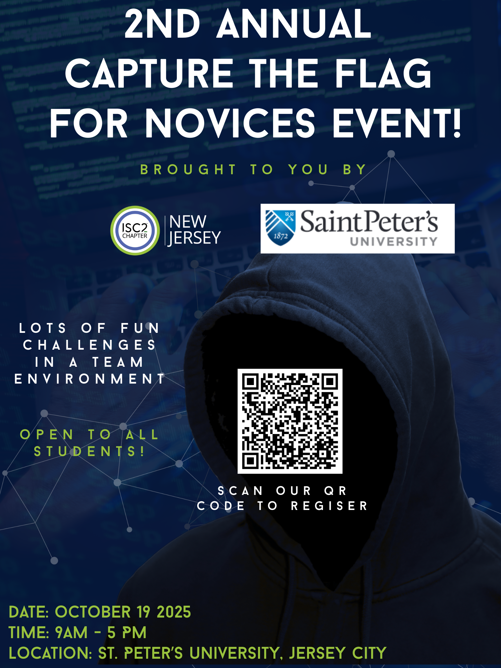 Capture the Flag for Novices 2025 - Official Event Poster